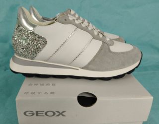 Zapatillas Geox Spherica Plata/Blanco Nuevas