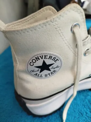 Converse All Star Botas Beige/Blanco