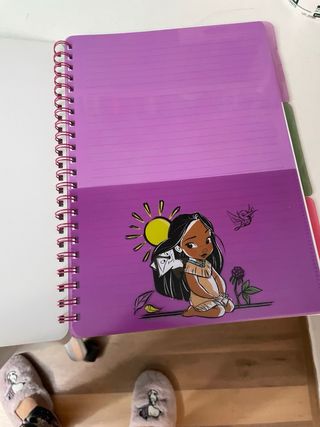 Libreta Disney con separadores