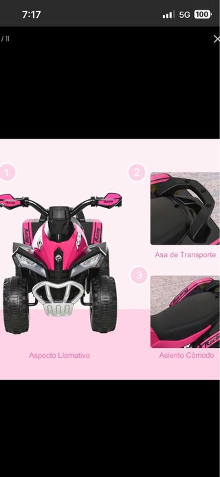 Quad Moto HOMCOM NEGOCIABLE