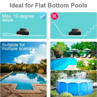 Robot Limpiafondos Piscina CoastEering Negro/Naran