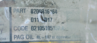 COMPRESOR AIRE ACONDICIONADO RENAULT MEGANE II BE