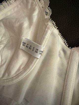 Corpetto La Perla pizzo bianco