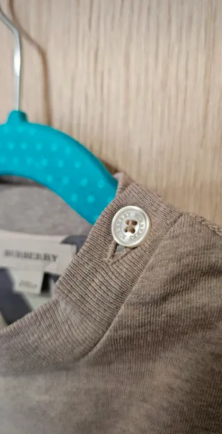 Maglia Burberry Bambino Manica Lunga Grigia