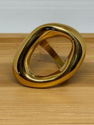 Anillos Acero Inoxidable Dorados y Plateados