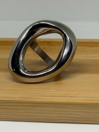 Anillos Acero Inoxidable Dorados y Plateados