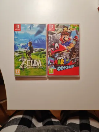 Juegos Nintendo Switch Zelda y Mario Odyssey