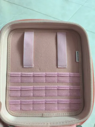 Mochila Rosa Estampado Huella Gato