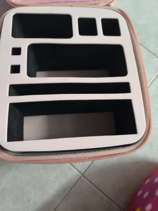 Mochila Rosa Estampado Huella Gato