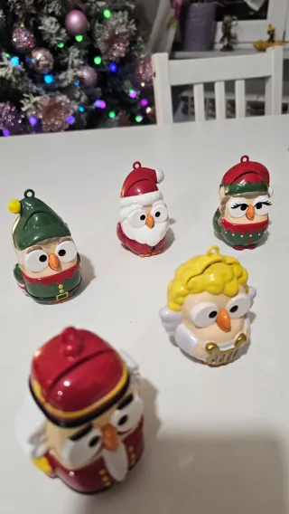 Lotto 6 Goofi Egan Decorazioni Natalizie