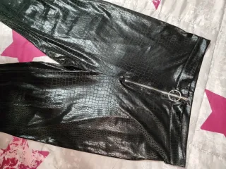 Leggings brillantes efecto piel serpiente Talla M