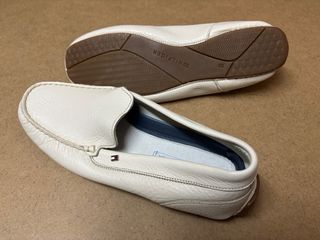 Mocasines Tommy Hilfiger Beige/Blanco Mujer