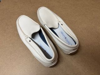 Mocasines Tommy Hilfiger Beige/Blanco Mujer