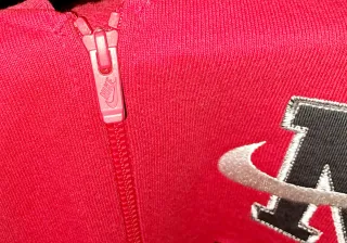 Chaqueta Bomber Nike Roja y Blanca Nueva