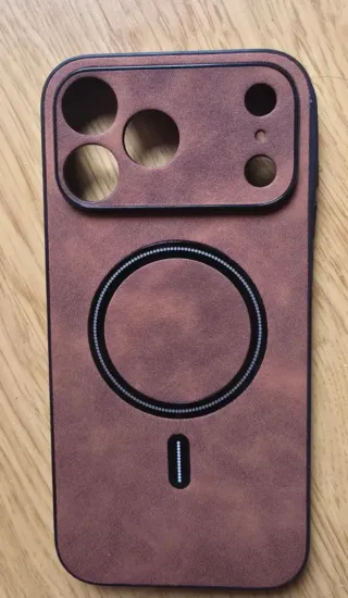 Funda iPhone 17 Pro Max con Magsafe Cuero Marrón