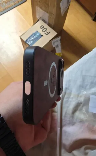 Funda iPhone 17 Pro Max con Magsafe Cuero Marrón