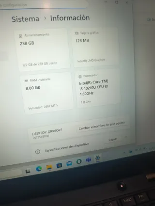 Lenovo Thinkpad i5 10th Gen SSD M.2