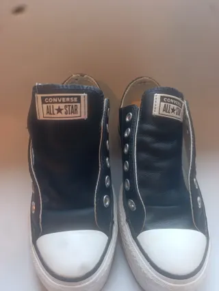 Converse All Star Cuero Negro