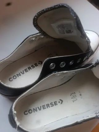 Converse All Star Cuero Negro