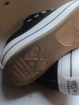 Converse All Star Cuero Negro