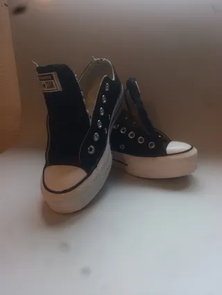 Converse All Star Cuero Negro