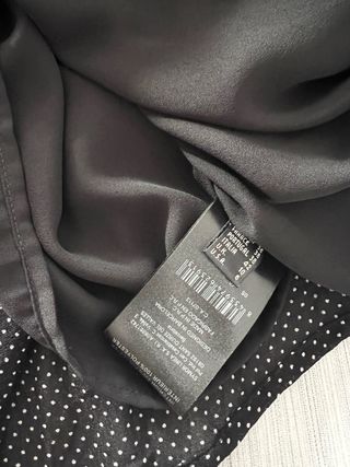 Vestido Javier Simorra Negro Lunares