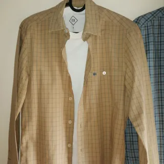 Pedro del Hierro Camisa/Sobrecamisa Beige