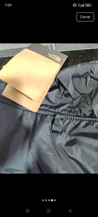 Forro polar The North Face amarillo y negro