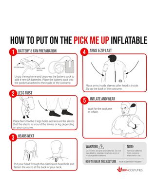 Morph Disfraz Alien Hinchable Adulto Traje Marciano