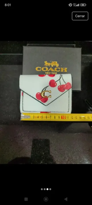 Cartera Coach Mujer Estampado Cerezas