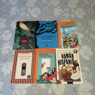 Lote 7 libros: Poe, Sierra i Fabra, Gisbert