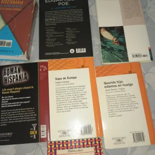 Lote 7 libros: Poe, Sierra i Fabra, Gisbert