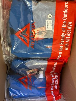 Chaqueta Impermeable ATLASLAVA Hombre Azul talla S