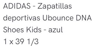 Zapatillas Adidas Azul y Negro