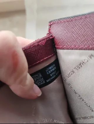 Portafoglio Michael Kors Rosso