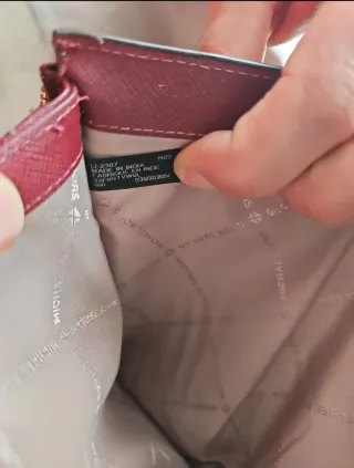 Portafoglio Michael Kors Rosso