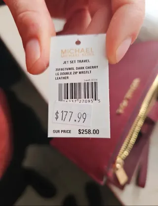 Portafoglio Michael Kors Rosso