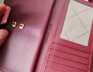 Portafoglio Michael Kors Rosso