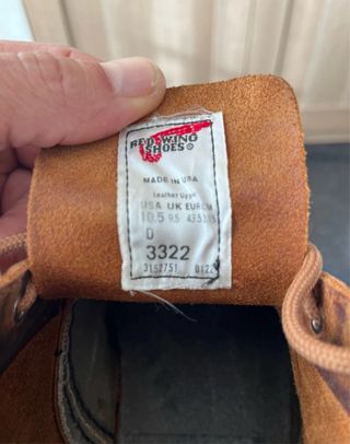 Botines Red Wing Chukka Piel Marrón