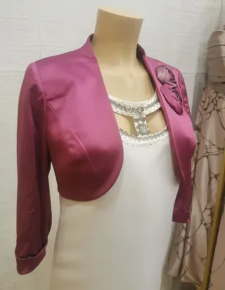 Bolero fiesta rosa talla M