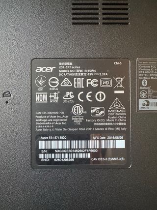 Portatile Acer Intel Core i5-4200U