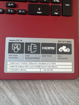 Portatile Acer Intel Core i5-4200U