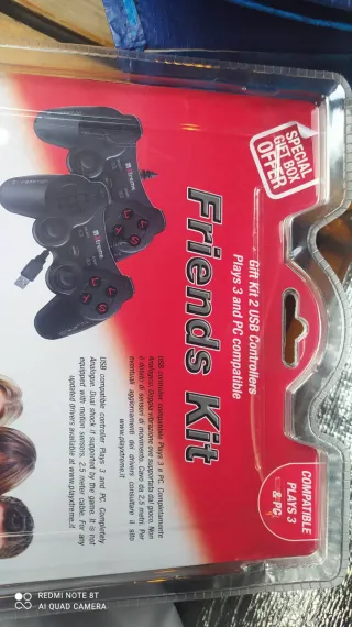 Coppia Controller USB Xtreme per PS3 e PC