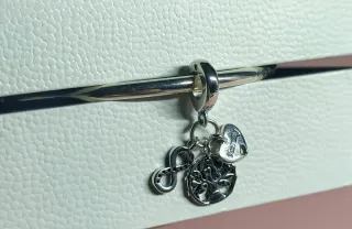 Charm Corazón Infinito Árbol Familia