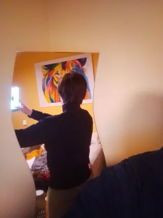 Cardigan negro con transparencias