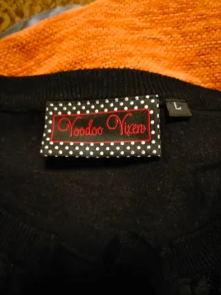 Cardigan negro con transparencias