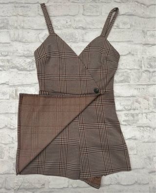 Vestido/Mono corto cuadros