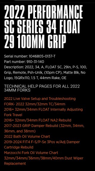 Horquilla Fox 34 Grip Performance