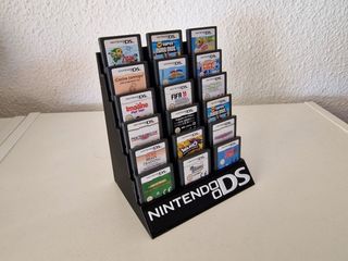 Soporte expositor 18 juegos nintendo ds