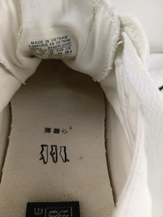 Converse All Star Low Blancas Hombre talla 44